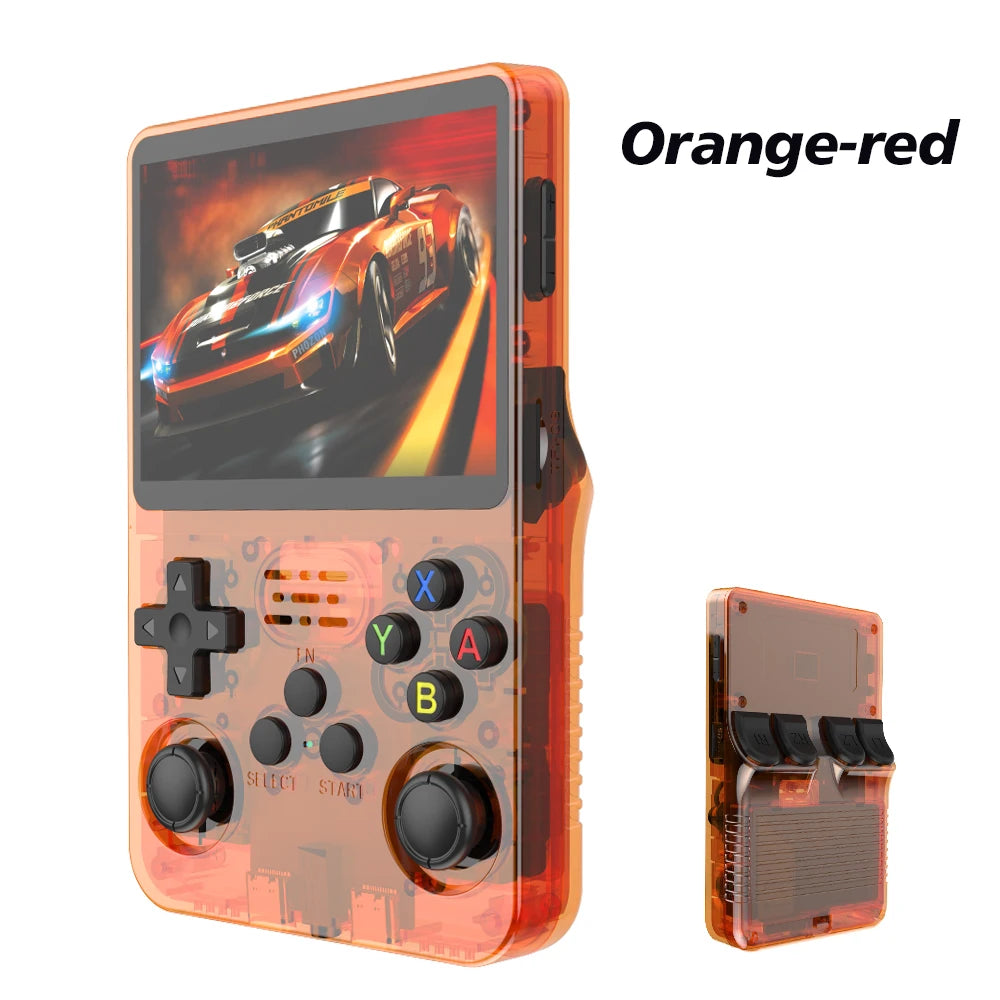 R36S Retro Handheld Spelconsole – 3.5" IPS Scherm, 128GB Opslag