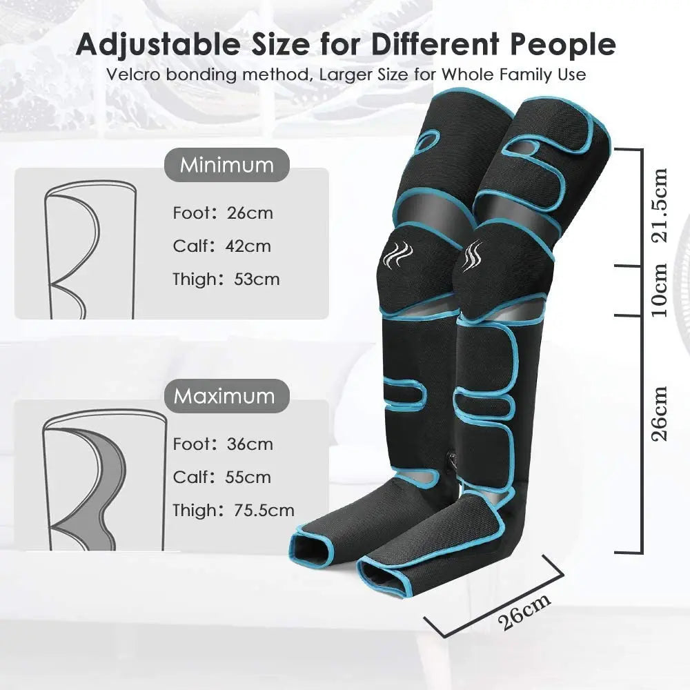 RelaxLegs | Voet- & Beenmassageapparaat 360° Verlicht spanning en stimuleert de bloedsomloop