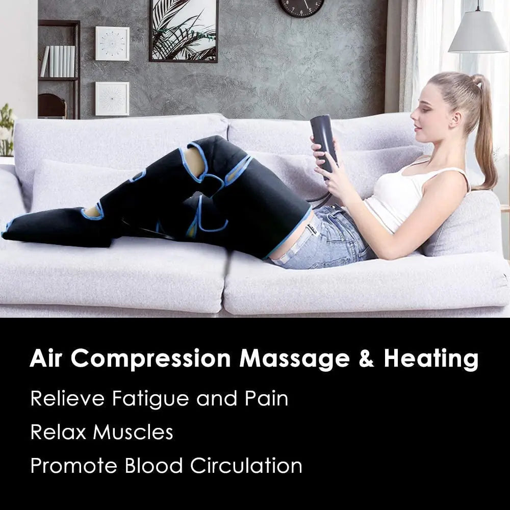 RelaxLegs | Voet- & Beenmassageapparaat 360° Verlicht spanning en stimuleert de bloedsomloop