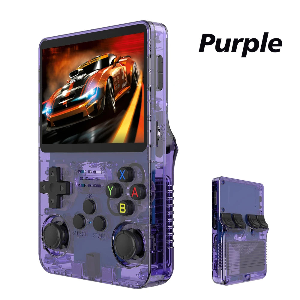R36S Retro Handheld Spelconsole – 3.5" IPS Scherm, 128GB Opslag