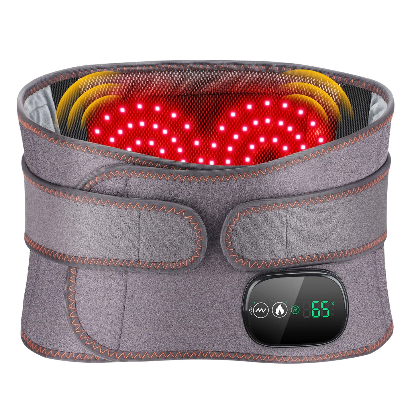 HeatVibe™ | SlimFit Rugbrace 3 in 1 Massage, Warmte & Ondersteuning