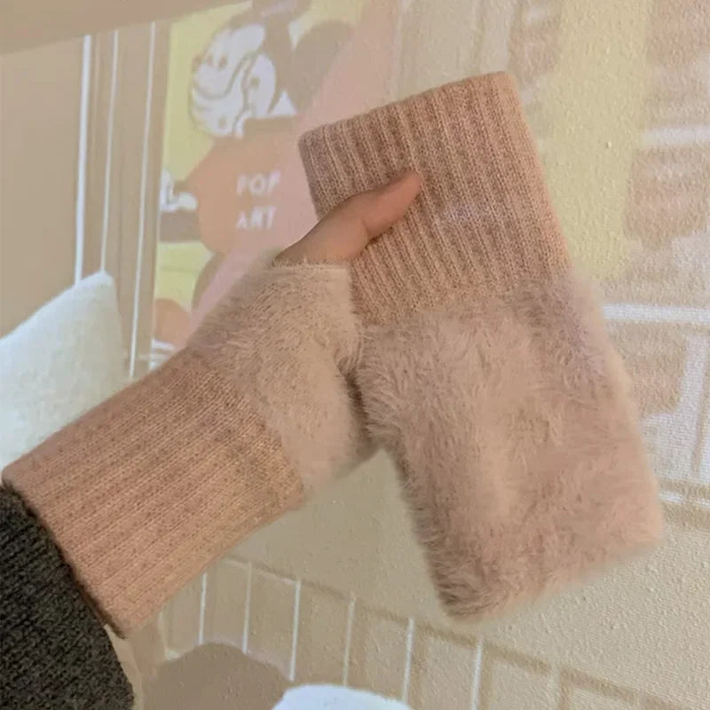 CozyTouch™ | Zachte Winter Halfvinger Handschoenen Dames
