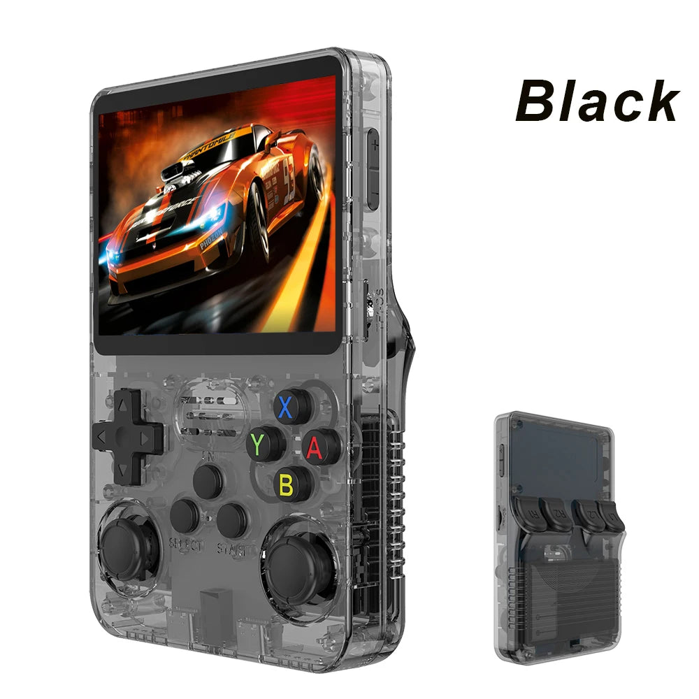 R36S Retro Handheld Spelconsole – 3.5" IPS Scherm, 128GB Opslag
