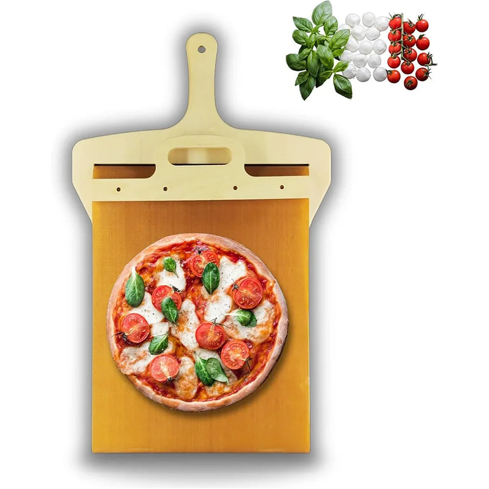WoodServe | Houten Pizza Schep Makkelijk serveren zonder plakken