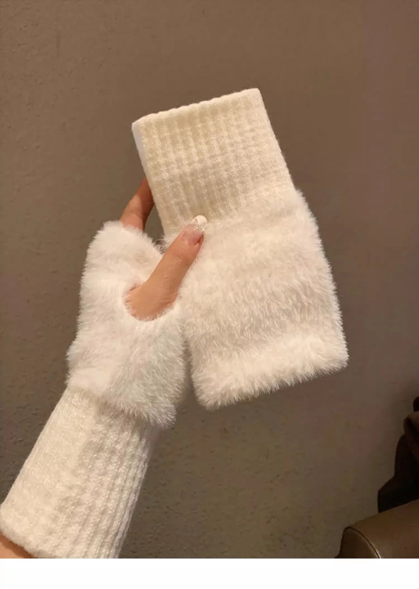 CozyTouch™ | Zachte Winter Halfvinger Handschoenen Dames