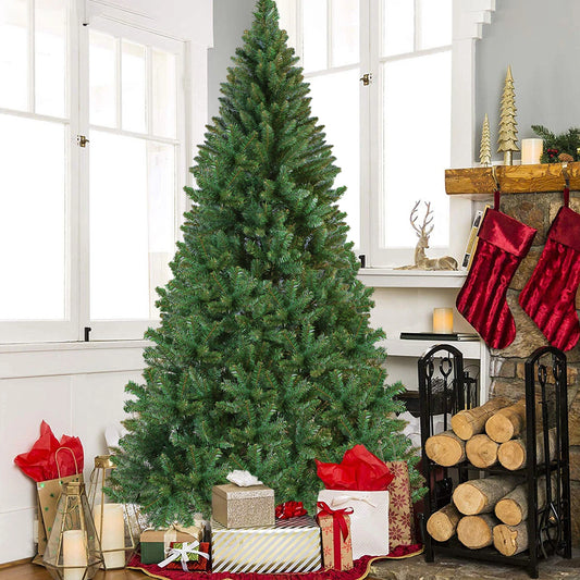 Slanke Kerstboom met Dikke Takken & Stevige IJzeren Voet | Realistische Winterdecoratie
