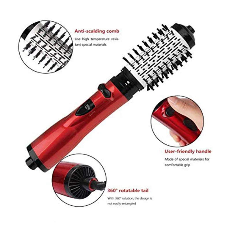 SilkHair Styler | Heteluchtborstel 2-in-1 Droogt, stijlt en krult tegelijk