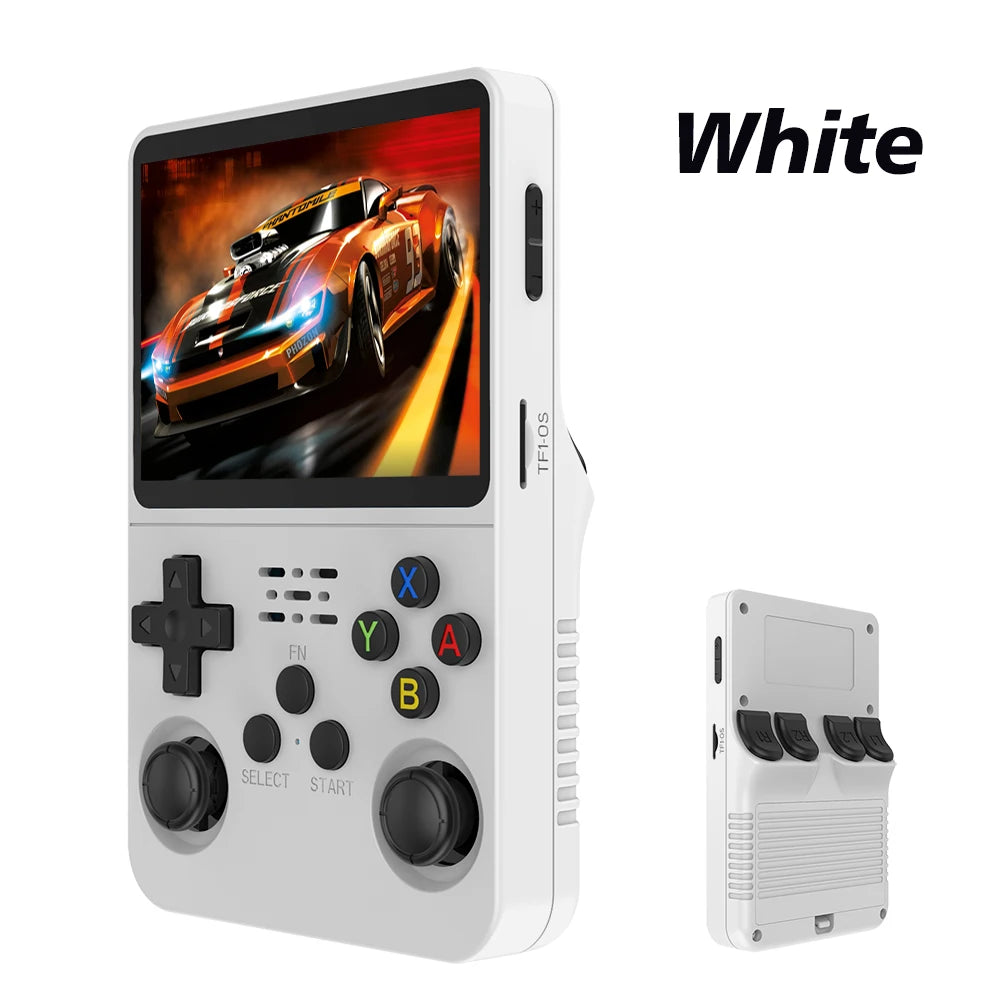 R36S Retro Handheld Spelconsole – 3.5" IPS Scherm, 128GB Opslag