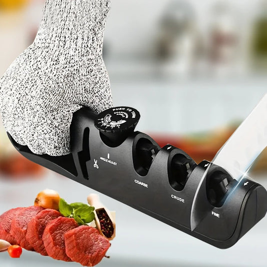 SharpMaster | Professionele Messenslijper 4-in-1 slijper voor messen én scharen