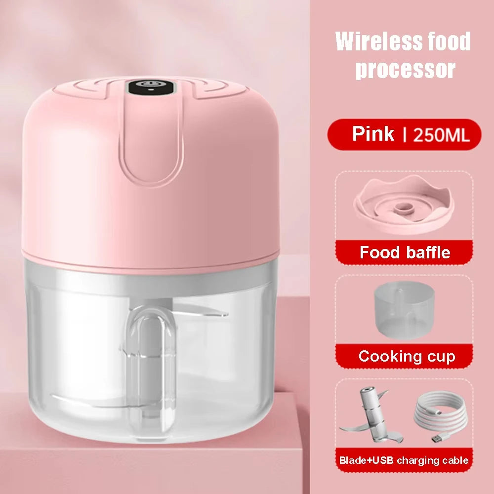 ChopEasy | Elektrische Mini Food Chopper Snel, stil en handig in gebruik.
