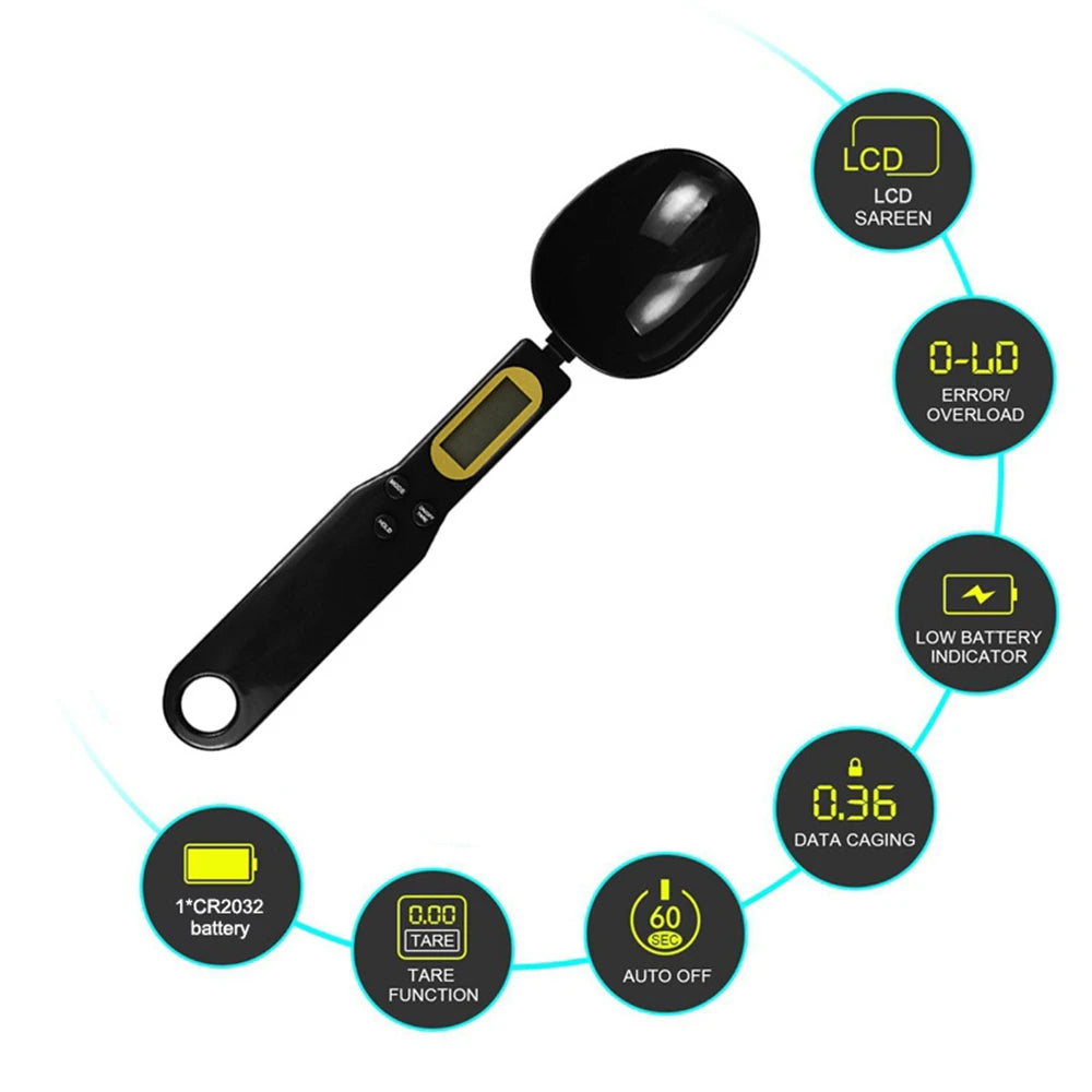 ChefSpoon | Digitale Keukenweegschaal Onmisbaar hulpmiddel voor iedere keuken.