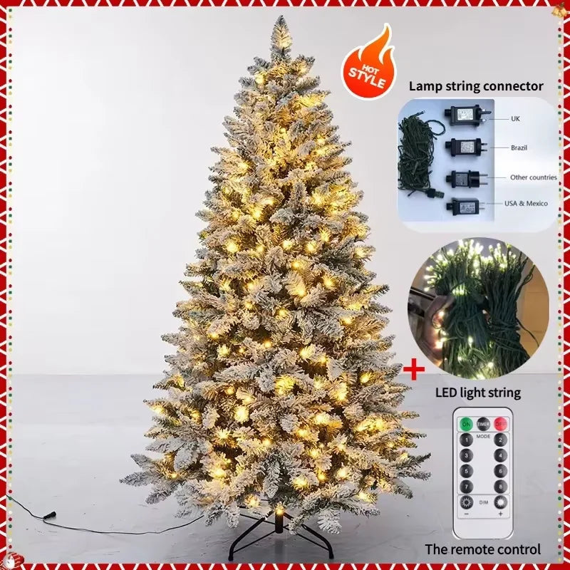 Zavindo SnowLight | Sfeervolle Besneeuwde Boom met Warme LED-verlichting