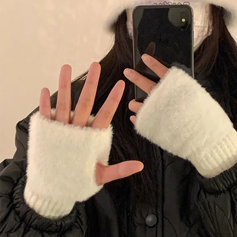 CozyTouch™ | Zachte Winter Halfvinger Handschoenen Dames
