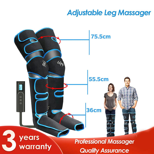 RelaxLegs | Voet- & Beenmassageapparaat 360° Verlicht spanning en stimuleert de bloedsomloop