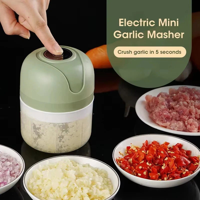 ChopEasy | Elektrische Mini Food Chopper Snel, stil en handig in gebruik.