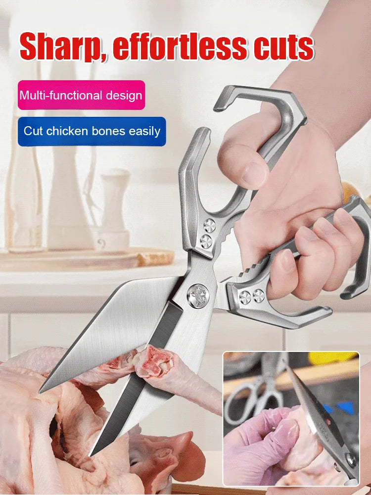 MultiCut | 5-in-1 Keukenschaar – Voor Botten, Groenten, Vis & Meer!