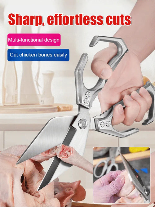 MultiCut | 5-in-1 Keukenschaar – Voor Botten, Groenten, Vis & Meer!