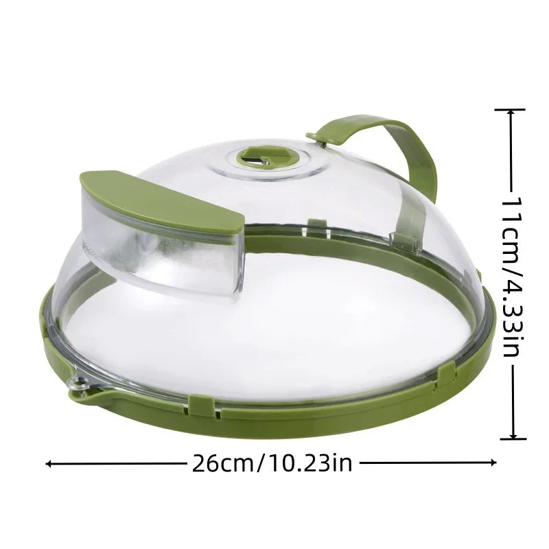 CookSafe | Magnetron Afdekdeksel Handig handvat, slim stoomventiel