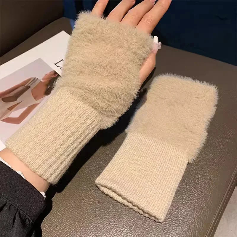 CozyTouch™ | Zachte Winter Halfvinger Handschoenen Dames