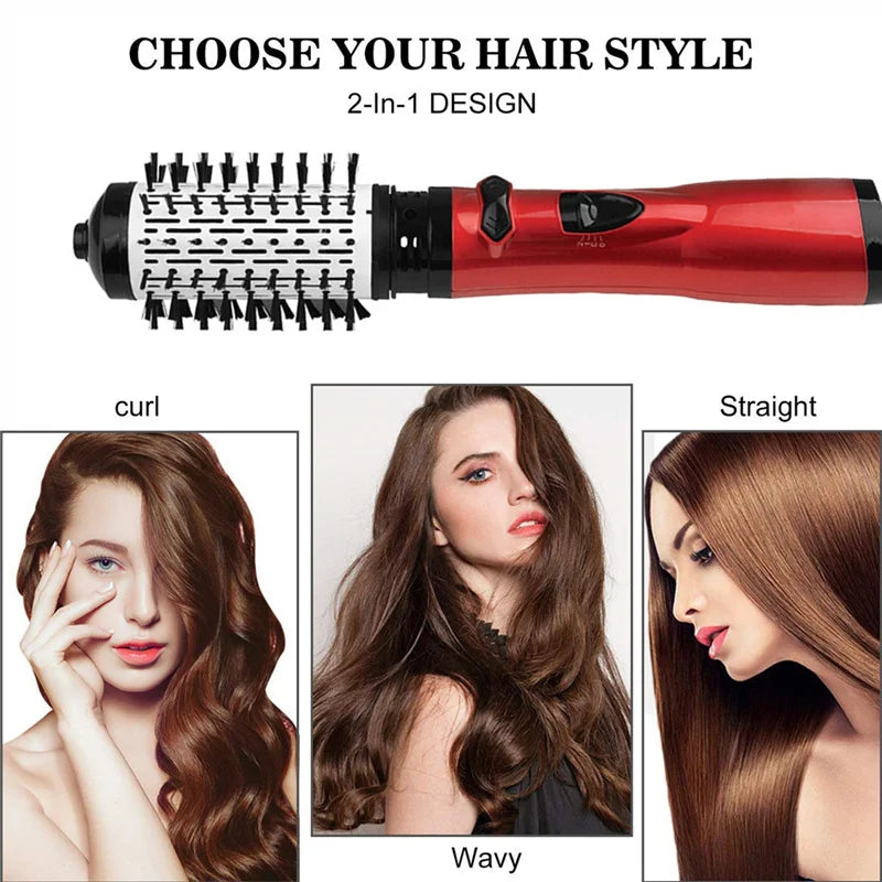 SilkHair Styler | Heteluchtborstel 2-in-1 Droogt, stijlt en krult tegelijk