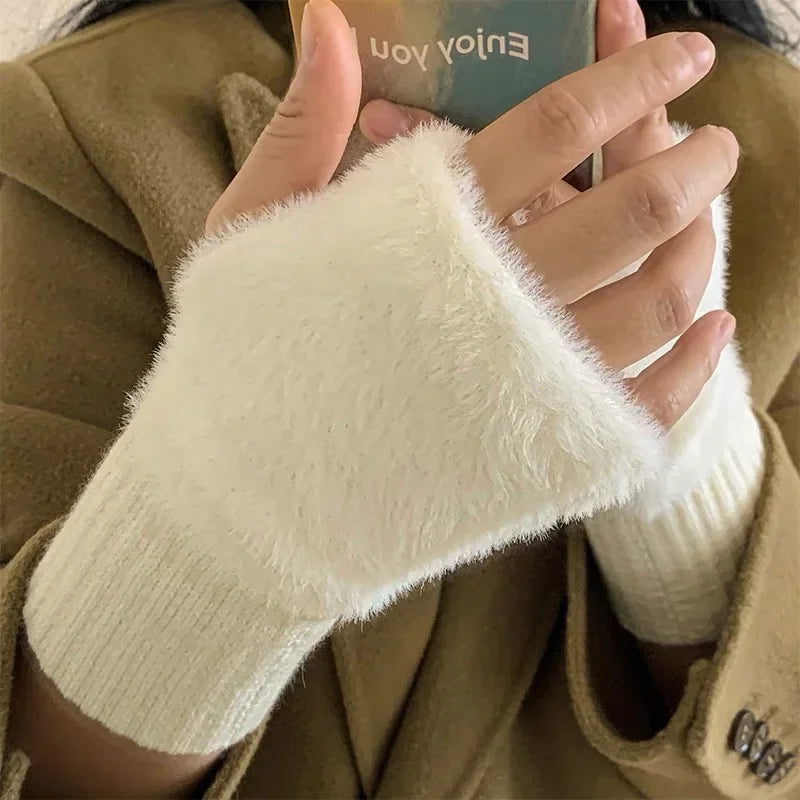 CozyTouch™ | Zachte Winter Halfvinger Handschoenen Dames