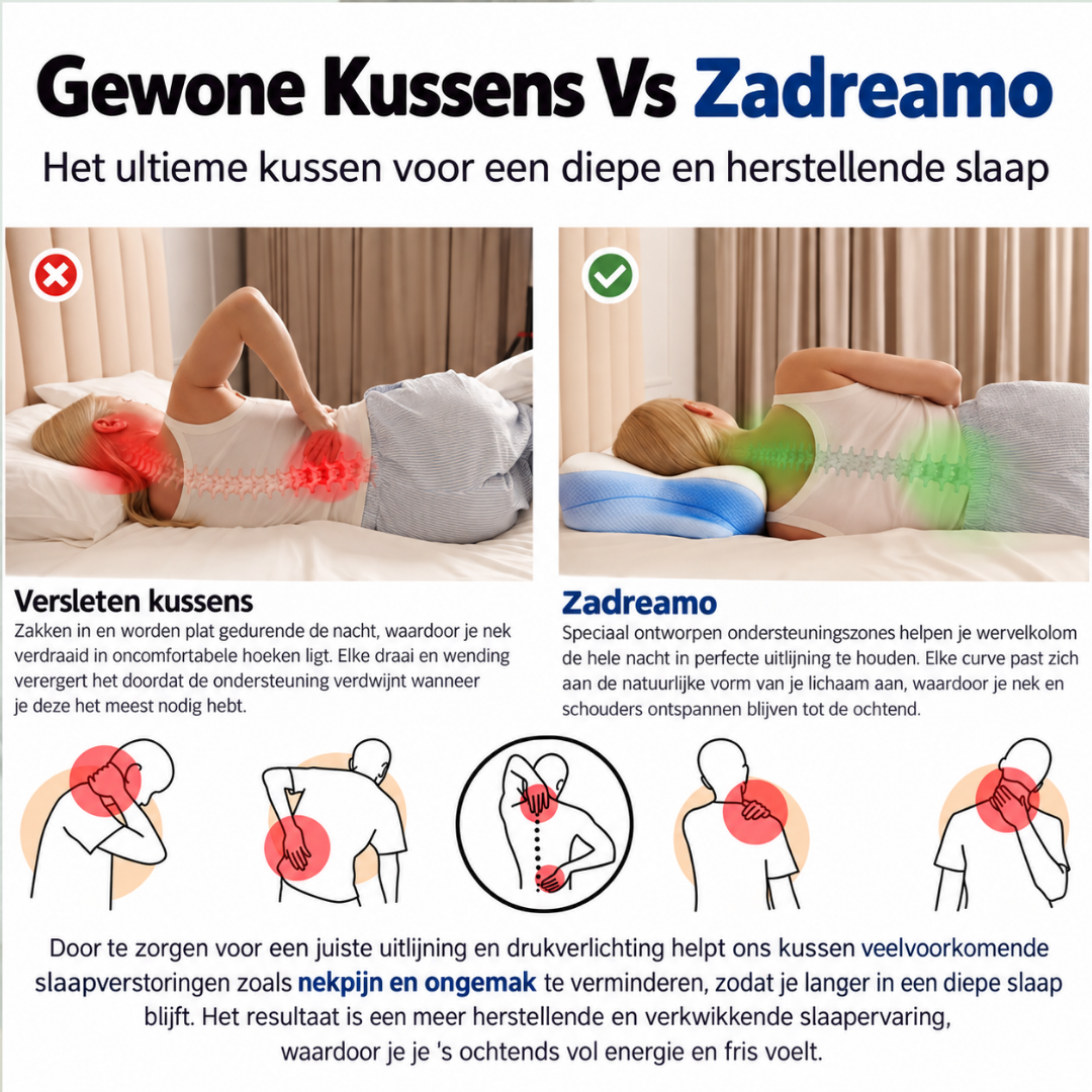 Zadreamo™ | Ergonomisch Nekkussen