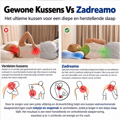 Zadreamo™ | Ergonomisch Nekkussen