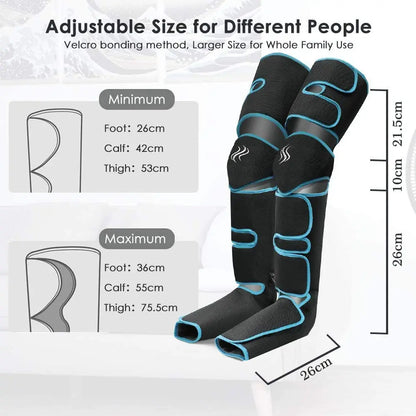 RelaxLegs | Voet- & Beenmassageapparaat 360° Verlicht spanning en stimuleert de bloedsomloop