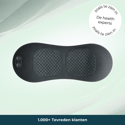 LUMVORA | 3-in-1 Rugkussen met Warmte, Massage & Tractie