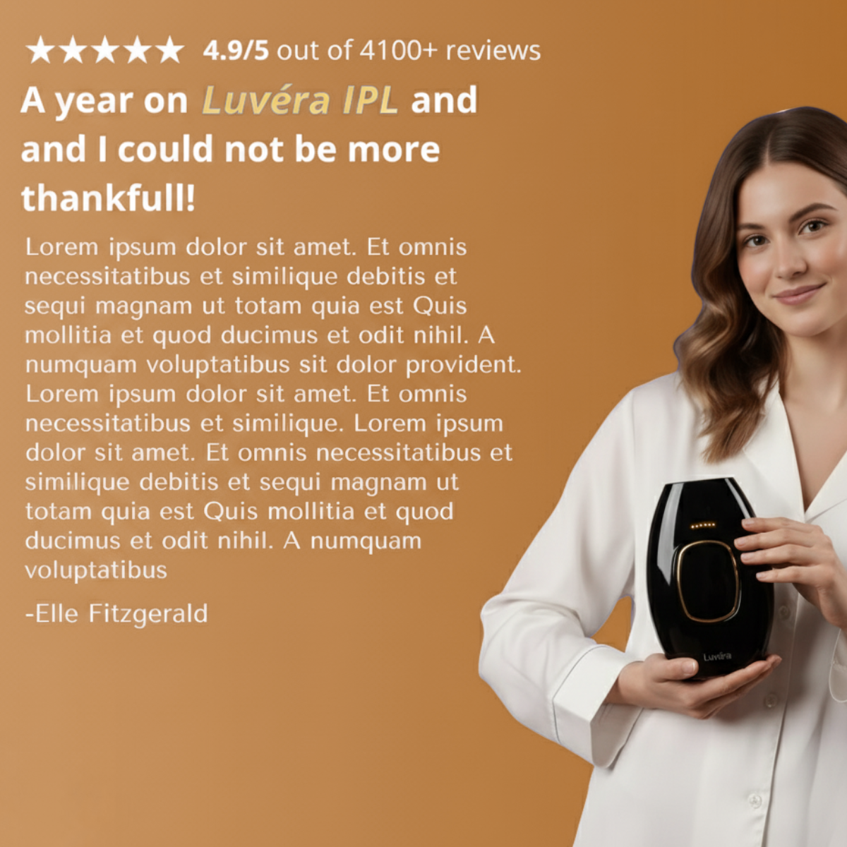 Luvera IPL | De Thuisoplossing voor Langdurige Ontharing (Voor Hem & Haar)
