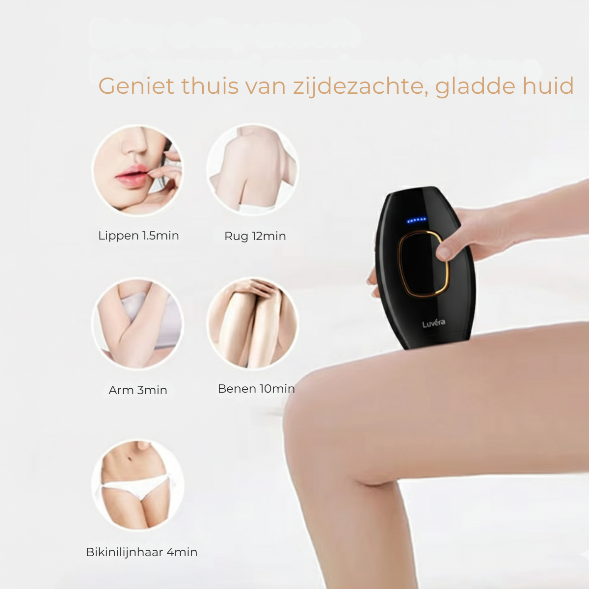 Luvera IPL | De Thuisoplossing voor Langdurige Ontharing (Voor Hem & Haar)