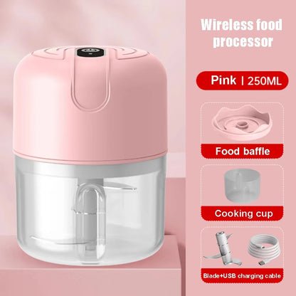 ChopEasy | Elektrische Mini Food Chopper Snel, stil en handig in gebruik.