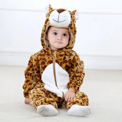 TinyPaws™ | Zachte dierenpyjama voor kleintjes