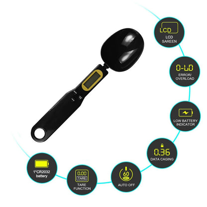 ChefSpoon | Digitale Keukenweegschaal Onmisbaar hulpmiddel voor iedere keuken.