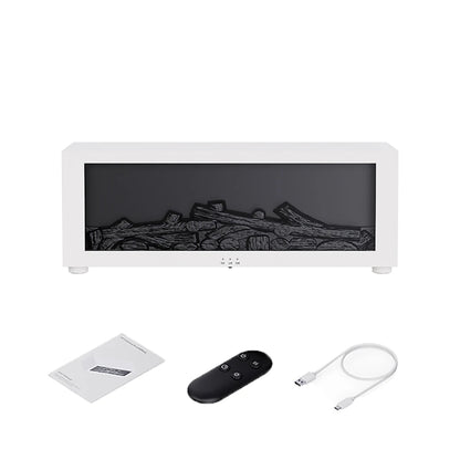 FlameMist | Luchtbevochtiger & Aroma Diffuser Realistisch vlam-effect met LED en afstandsbediening