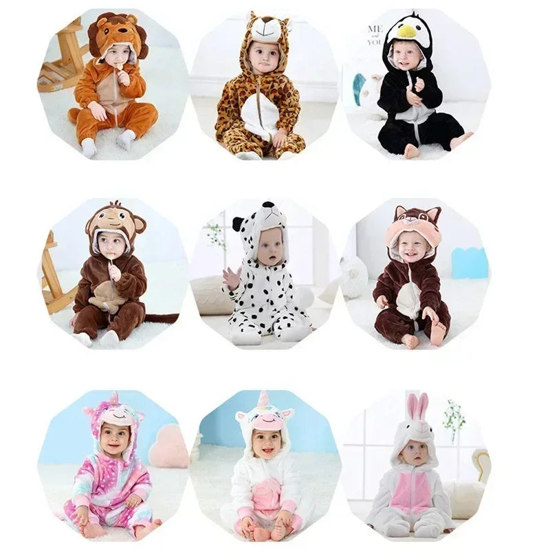 TinyPaws™ | Zachte dierenpyjama voor kleintjes