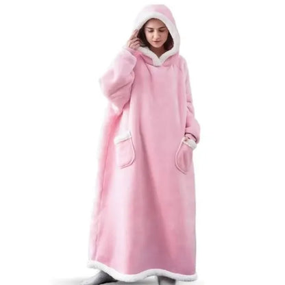 CozyHood | Extra Lange Hoodie Deken Oversized comfort voor dames en heren