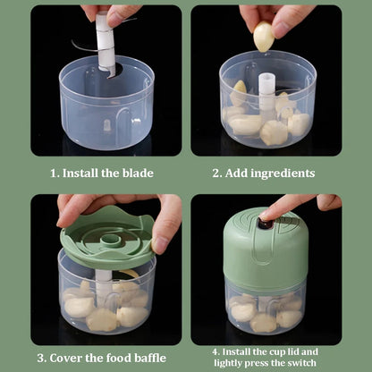 ChopEasy | Elektrische Mini Food Chopper Snel, stil en handig in gebruik.